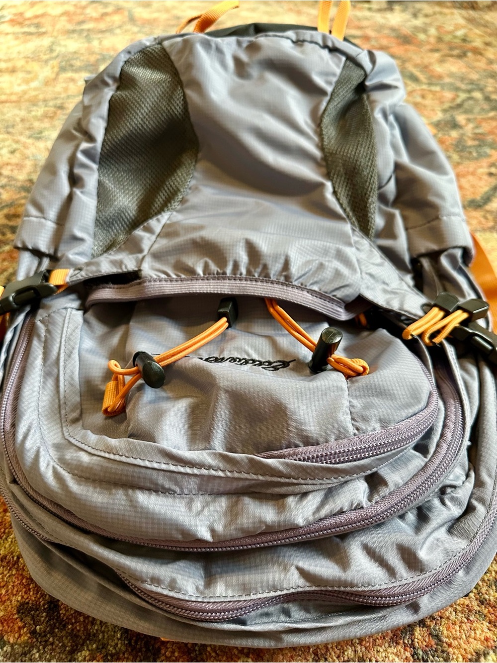 Eddie Bauer Purple and Orange Daypack Backpack - Picture 7 of 7